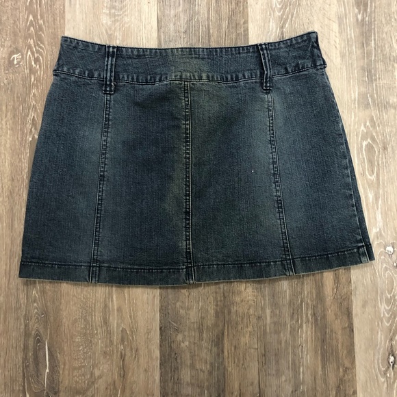 Vintage jean Skirt - Picture 2 of 4